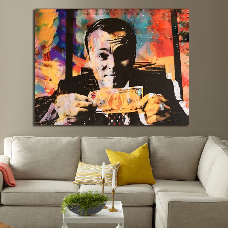 Wolf of Wall Street Movie Oil Painting Wall Decor